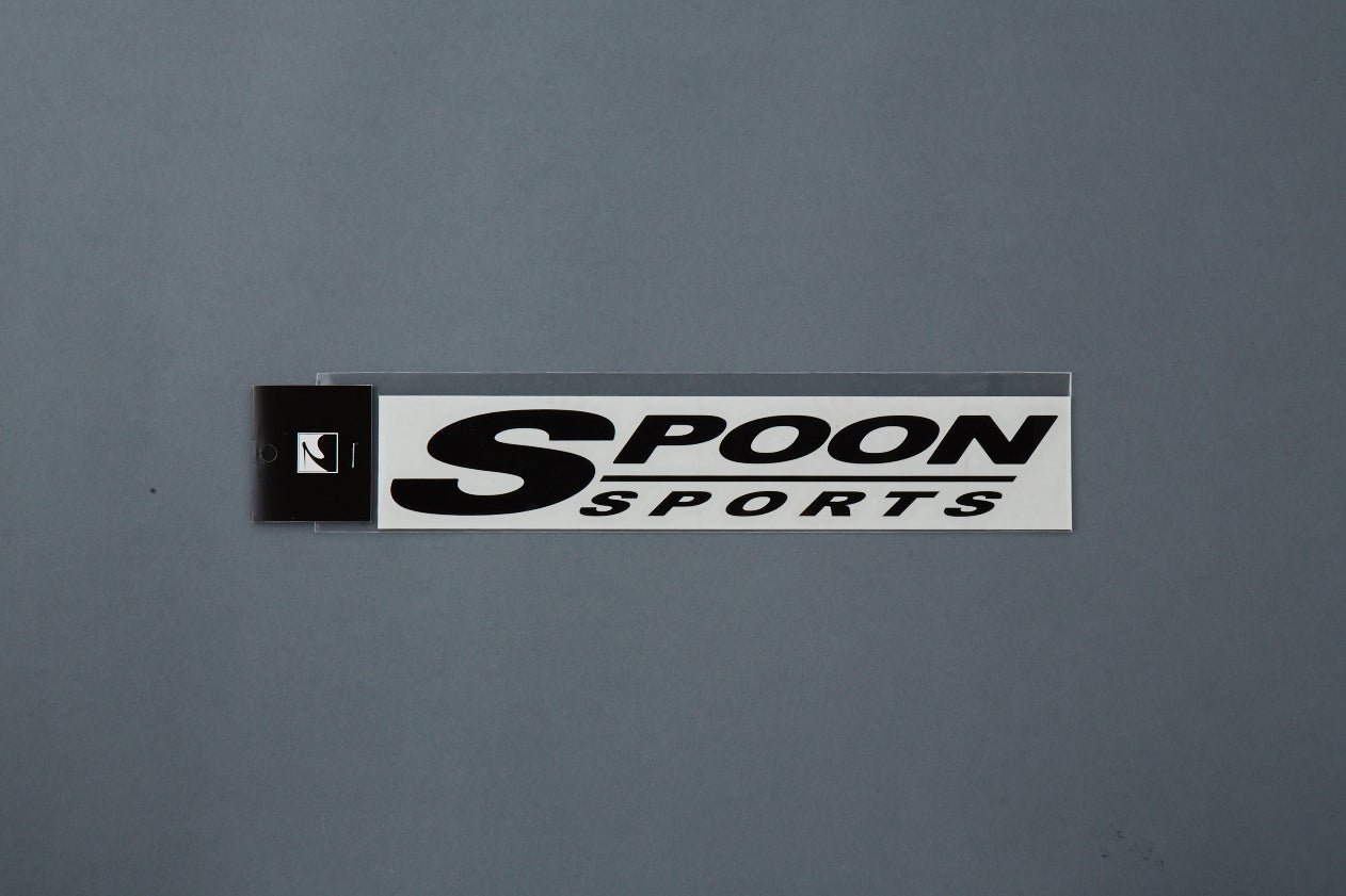 SPOONSPORTS LOGO STICKER,BLACK