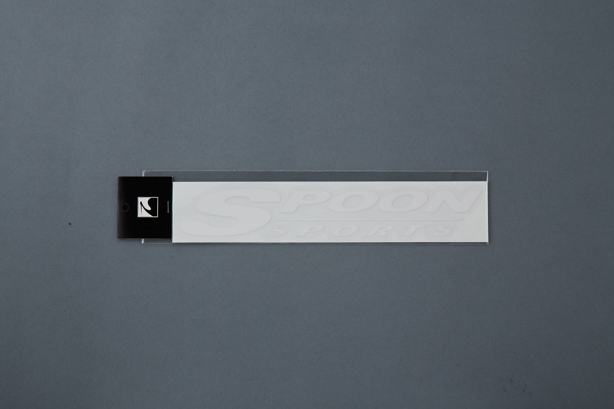 SPOONSPORTS LOGO STICKER,WHITE