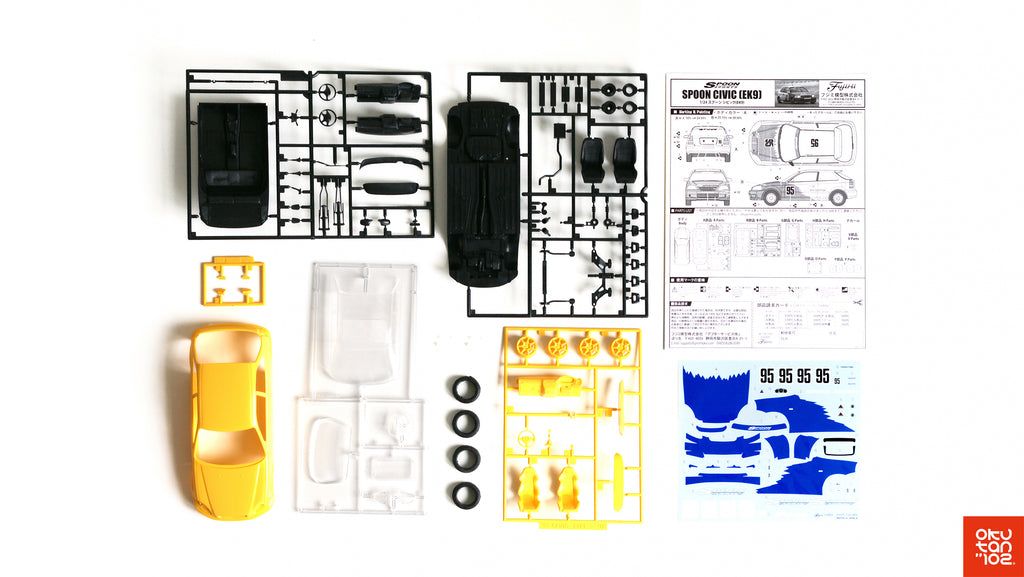 OFFICIAL SPOON EK9 1:24 MODEL KIT