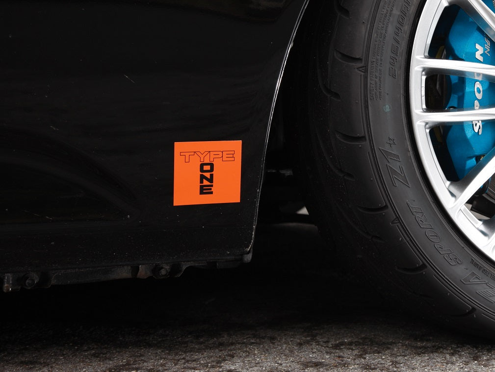 TYPE ONE MARK STICKER