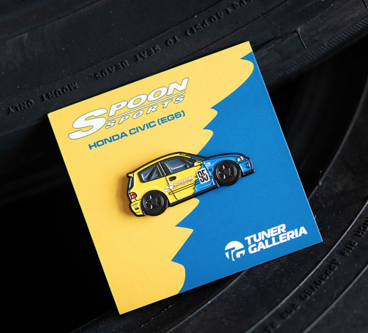 SPOON CIVIC PINS(EG6) - LIMITED EDITION