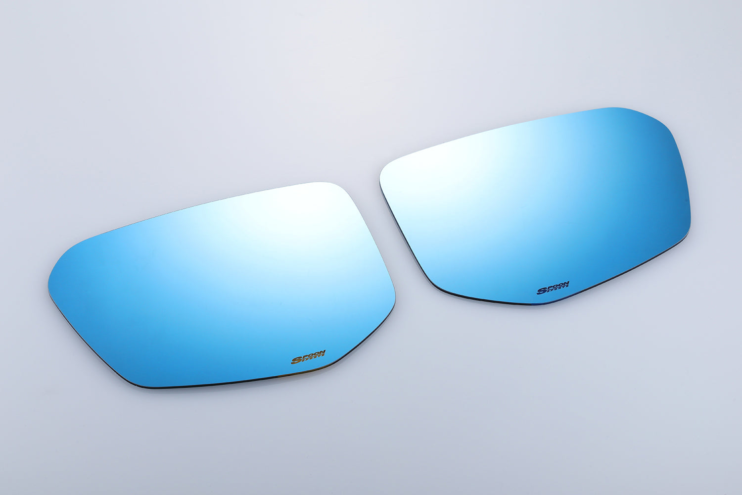 BLUE WIDE DOOR MIRROR