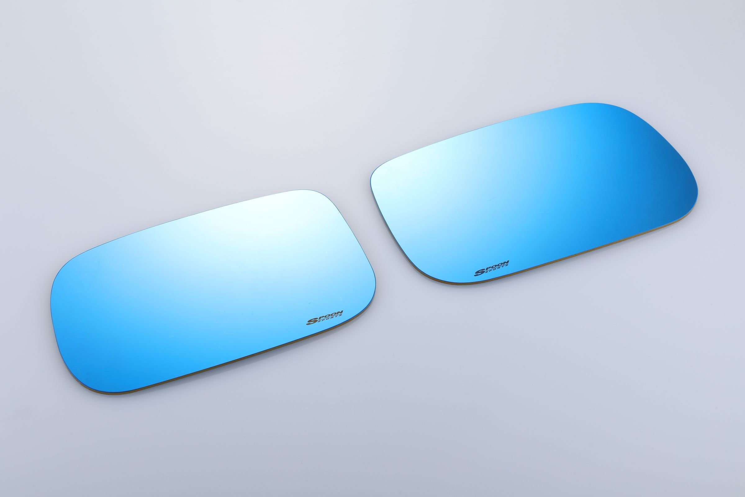 BLUE WIDE DOOR MIRROR