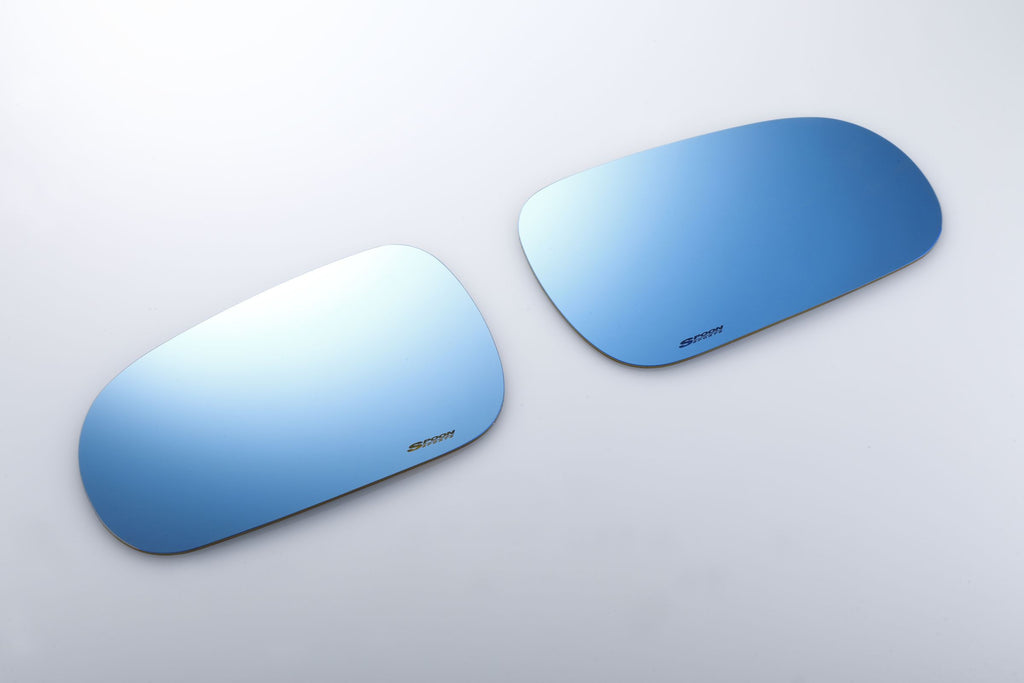 BLUE WIDE DOOR MIRROR