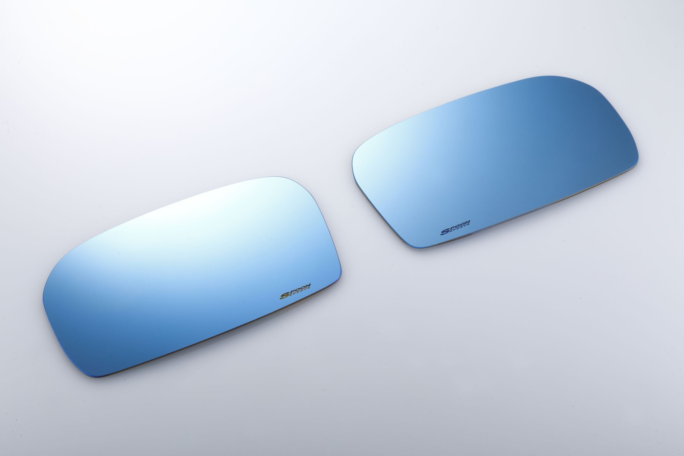 BLUE WIDE DOOR MIRROR