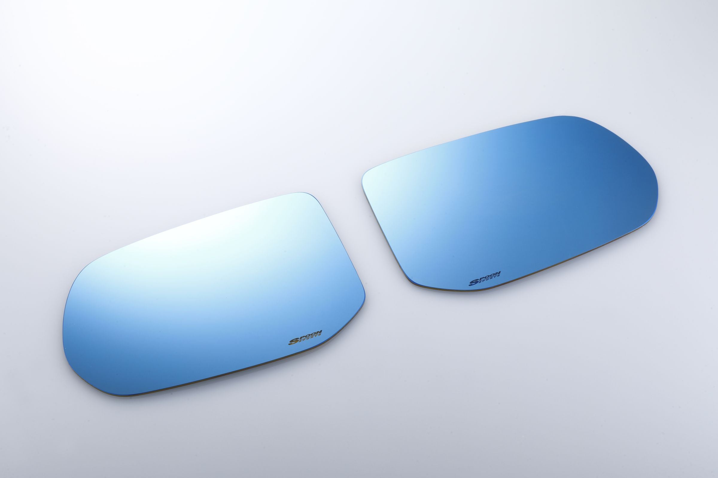 BLUE WIDE DOOR MIRROR