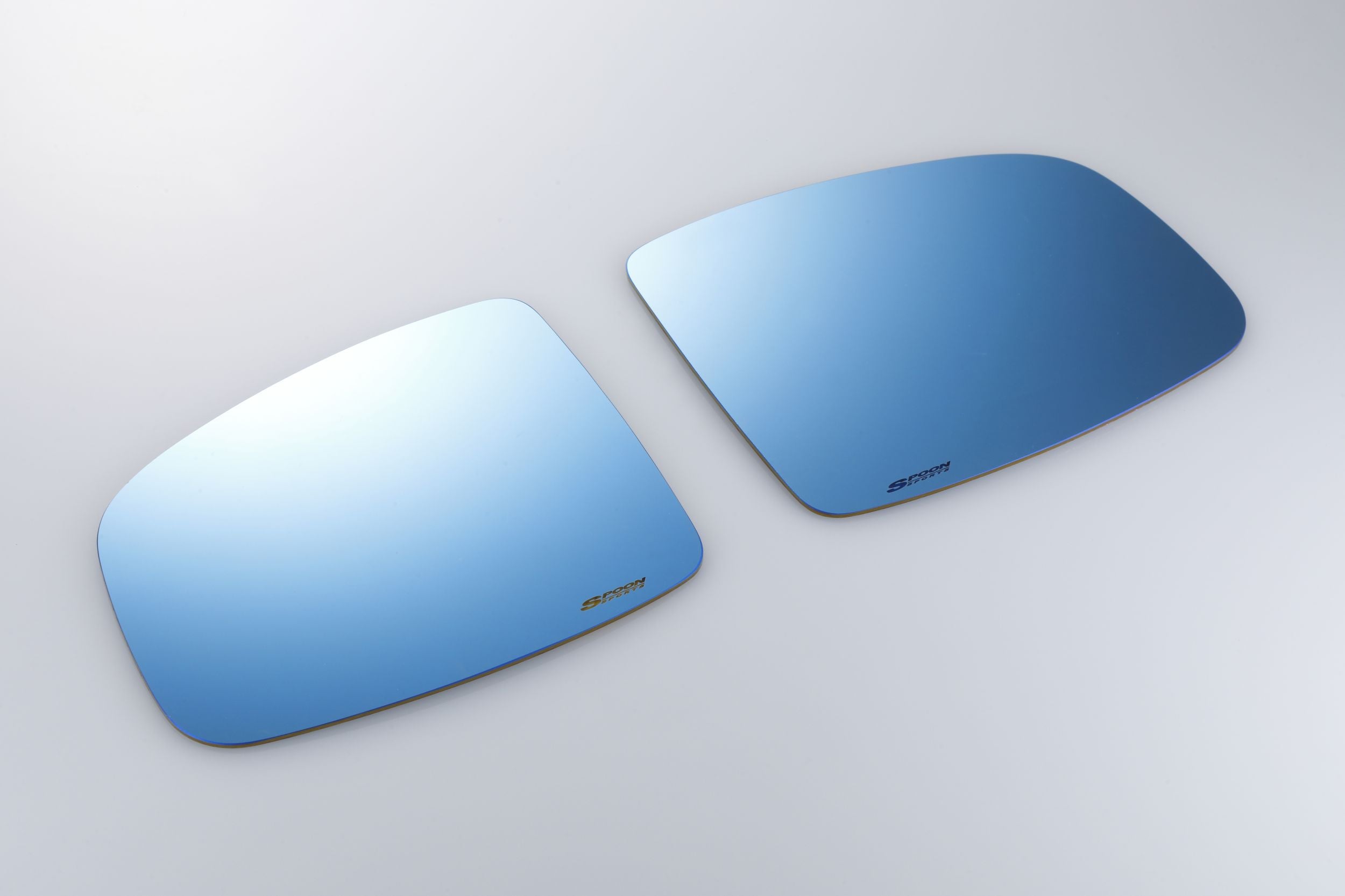 BLUE WIDE DOOR MIRROR