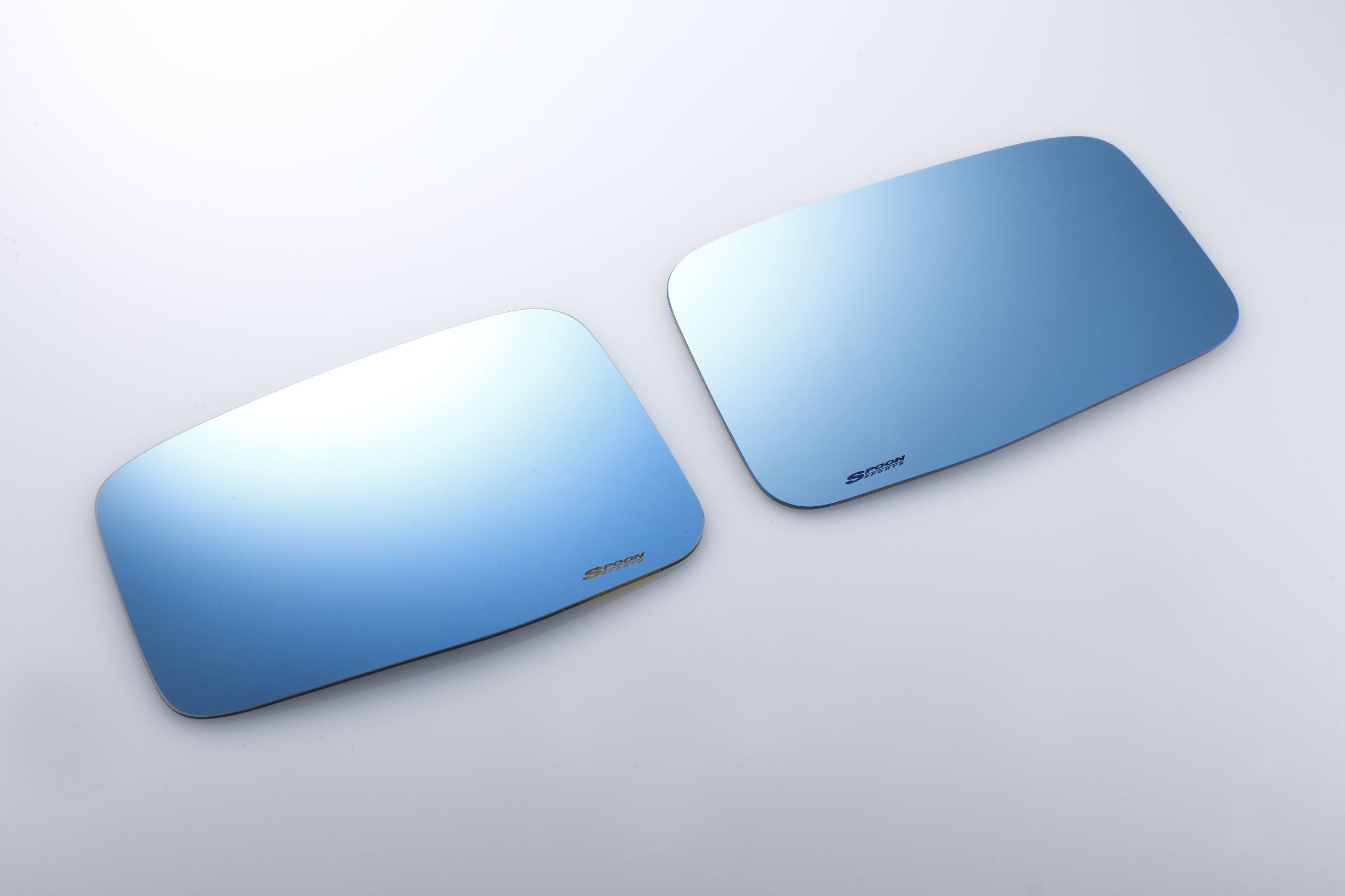 BLUE WIDE DOOR MIRROR